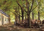 Max Liebermann Country Tavern at Brunnenburg oil painting artist